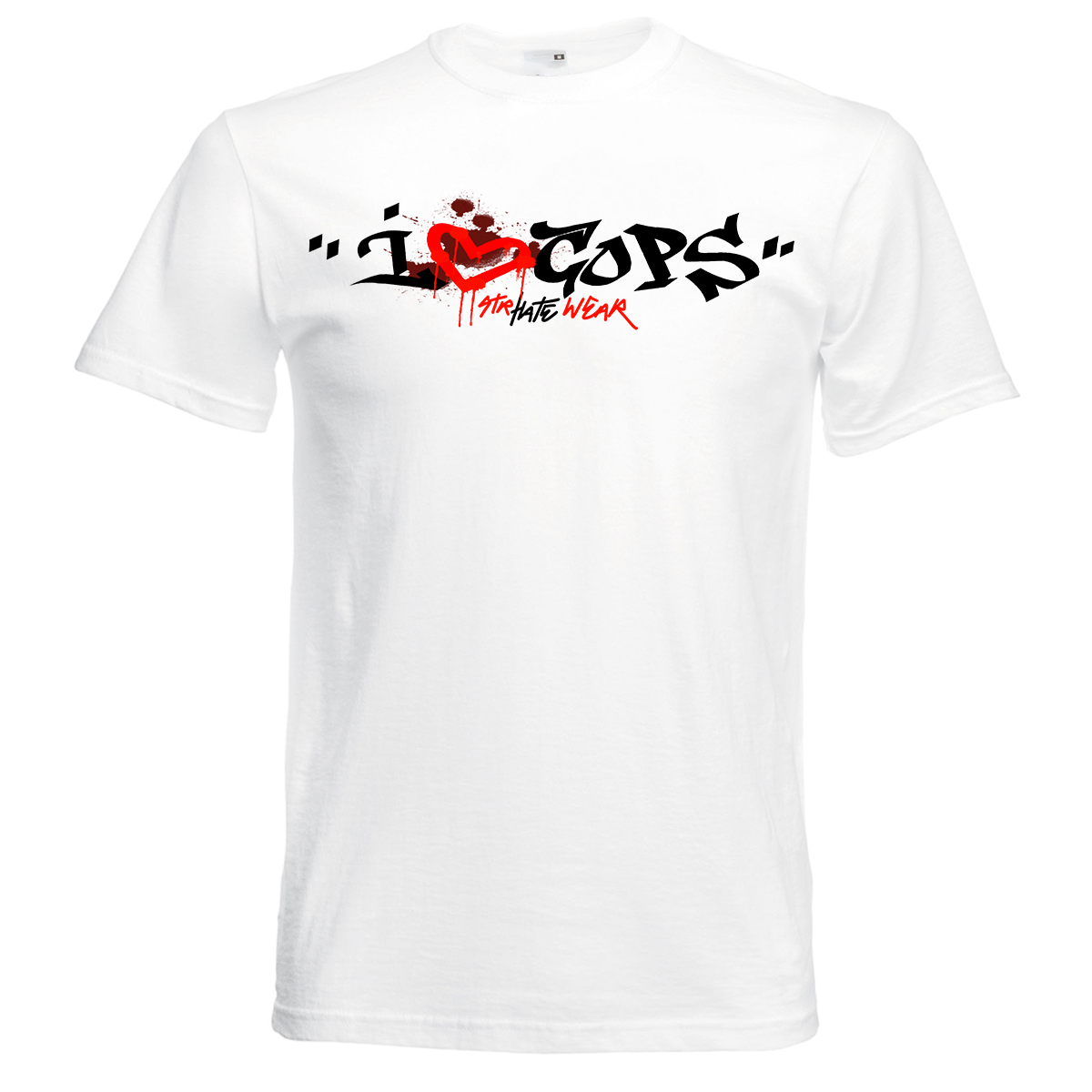 Bild von 'I <3 Cops' - SHIRT (weiß)